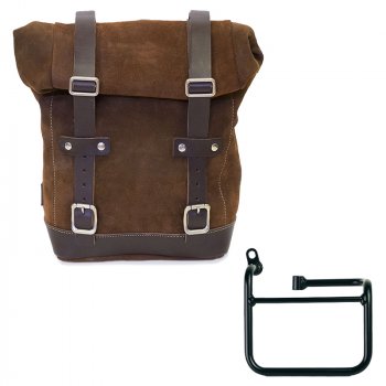 Ledertasche Crust 10L-14L + BMW CE 02 Linkes Fahrgestell