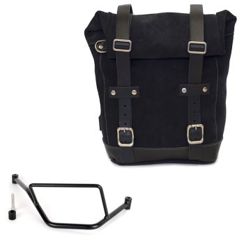 Ledertasche Crust 10L-14L + BMW F450GS Rahmen rechts
