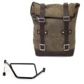 Ledertasche Crust 10L-14L + BMW F450GS Rahmen rechts