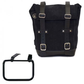 Ledertasche Crust 10L-14L + BMW R12 G/S Rahmen rechts