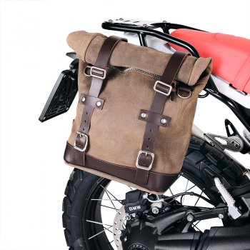 Ledertasche Crust 10L-14L + BMW R12 G/S Rahmen rechts