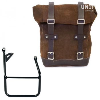 Ledertasche Crust 10L-14L + BMW R1300GS Rahmen rechts