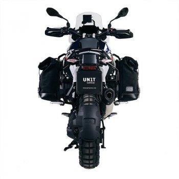 Ledertasche Crust 10L-14L + BMW R1300GS Rahmen rechts