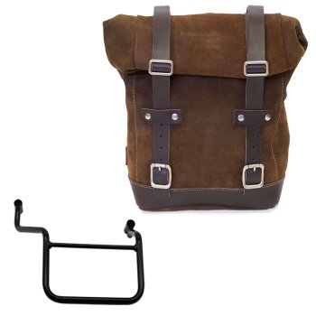 Ledertasche Crust 10L-14L + Honda Transalp 750 (ab 2023) Rechter Rahmen