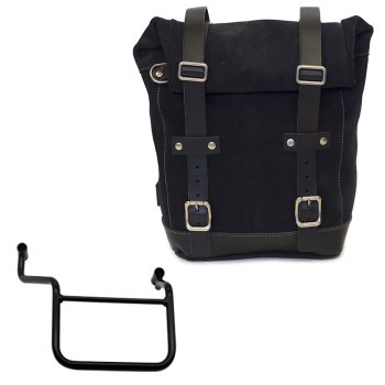 Ledertasche Crust 10L-14L + Honda Transalp 750 (ab 2023) Rechter Rahmen