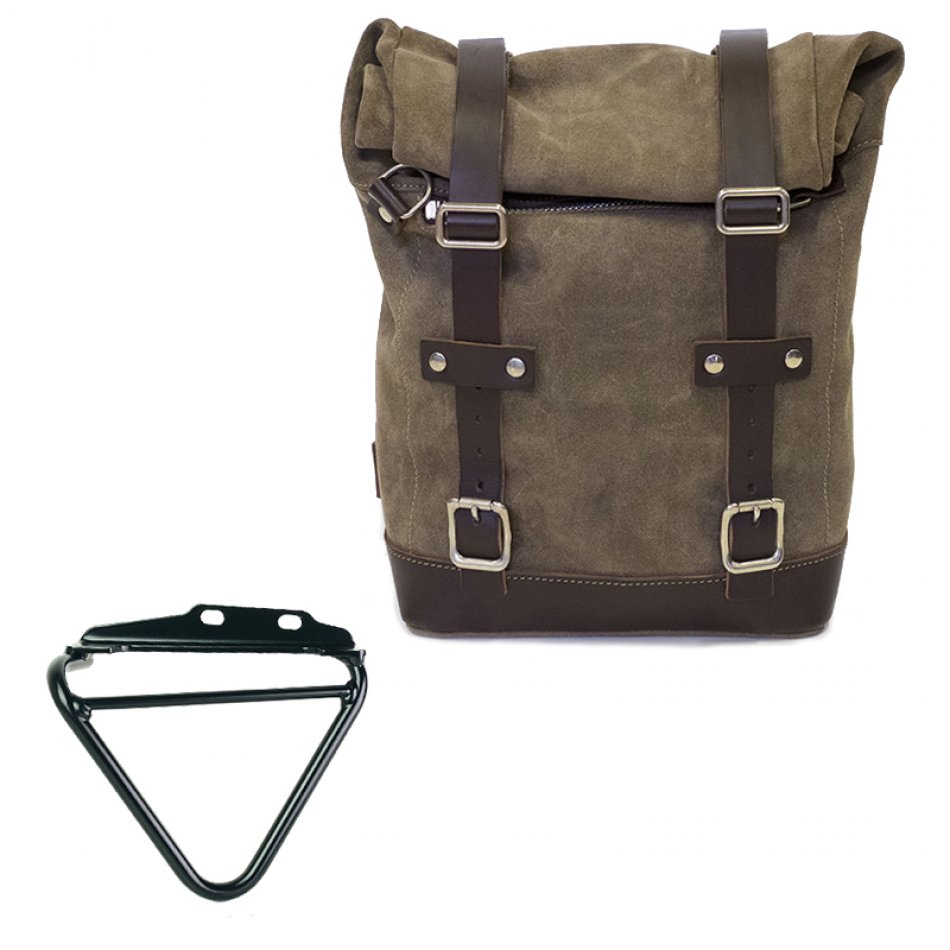 Ledertasche Crust 10L-14L + Husqvarna 125-250-401 (ab 2024) Rahmen rechts 