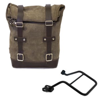 Ledertasche Crust 10L-14L + KTM 1290/1390 Super Adventure S-R Linker Rahmen