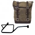 Ledertasche Crust 10L-14L + Moto Guzzi V7 EURO5 PLUS (ab 2025) Rahmen Rechts