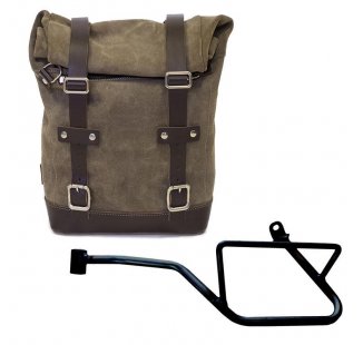 Ledertasche Crust 10L-14L + Moto Guzzi V7 EURO5 PLUS (ab 2025) Rahmen Links