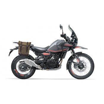 Ledertasche Crust 10L-14L + Royal Enfield Himalayan 450 (ab 2024), rechter Rahmen