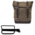 Ledertasche Crust 10L-14L + Royal Enfield Hunter 350 Rechter Rahmen