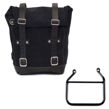 Ledertasche Crust 10L-14L + Triumph Speed 400 & Scrambler 400 X Rahmen links