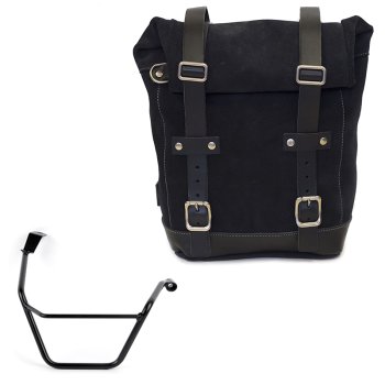 Ledertasche Crust 10L-14L + Triumph Street Scrambler 900 (ab 2026) Rechter Rahmen