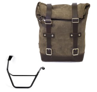 Ledertasche Crust 10L-14L + Triumph Street Scrambler 900 (ab 2026) Rechter Rahmen