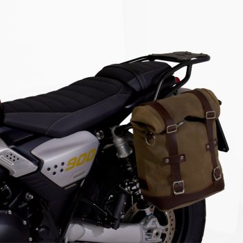 Ledertasche Crust 10L-14L + Triumph Street Scrambler 900 (ab 2026) Linker Rahmen