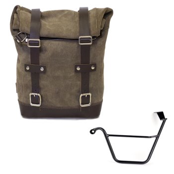 Ledertasche Crust 10L-14L + Triumph Street Scrambler 900 (ab 2026) Linker Rahmen