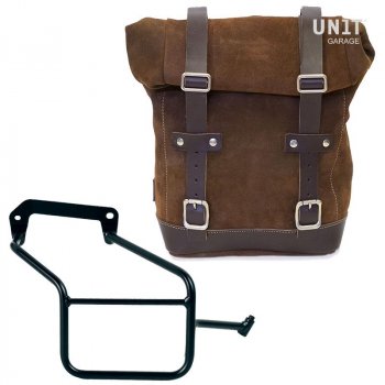 Seitentasche aus Spaltleder + Triumph Street 900 DX Rahmen (2017 Bis heute)