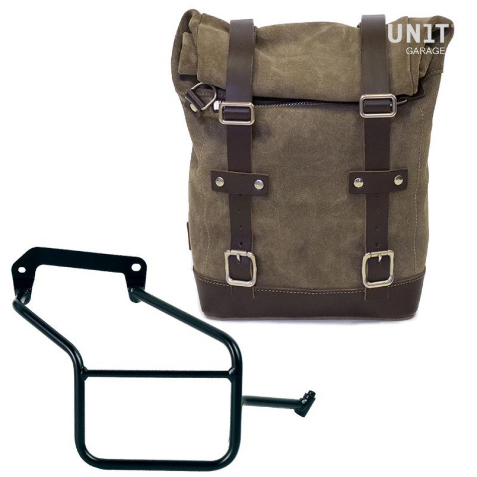 Seitentasche aus Spaltleder + Triumph Street 900 DX Rahmen (2017 Bis heute)