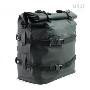 Khali Seitentasche aus TPU 35L - 45L + Aluminiumplatte mit rechtem Rahmen nineT