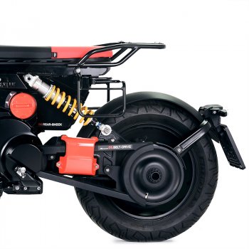 Khali Seitentasche in TPU + BMW CE 02 Linkes Fahrgestell