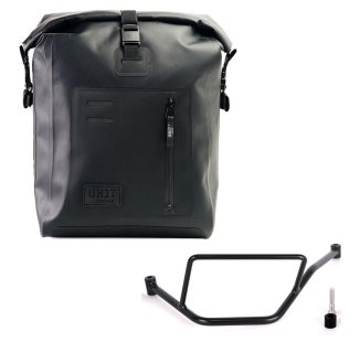 Khali Seitentasche in TPU + BMW F450GS Rahmen links