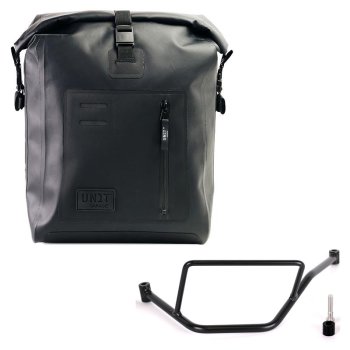 Khali Seitentasche in TPU + BMW F450GS Rahmen links