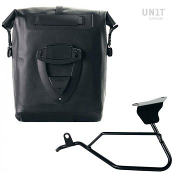 Khali Seitentasche in TPU + Moto Guzzi V100 Mandello linker Rahmen