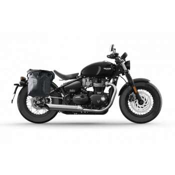 Khali Seitentasche in TPU + Triumph Bonneville Bobber rechter Rahmen