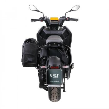 Seitenkoffer Canvas + linker Hilfsrahmen Aprilia Tuareg 660