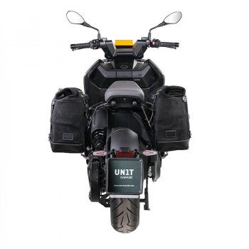 Seitenkoffer Canvas + linker Hilfsrahmen Aprilia Tuareg 660