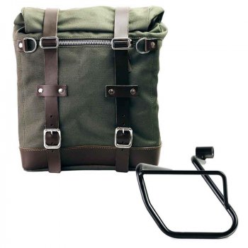 Seitenkoffer Canvas + linker Hilfsrahmen Aprilia Tuareg 660