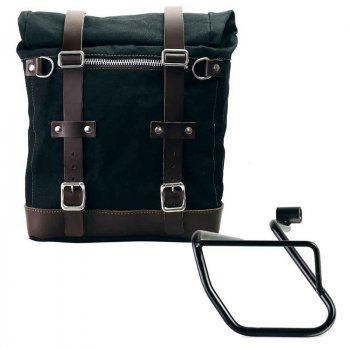 Seitenkoffer Canvas + linker Hilfsrahmen Aprilia Tuareg 660