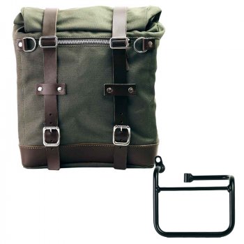 Scram Packtasche aus Segeltuch 22L-30L + BMW CE 02 Linkes Fahrgestell