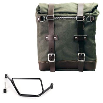 Scram Packtasche aus Segeltuch 22L-30L + BMW F450GS Rahmen rechts