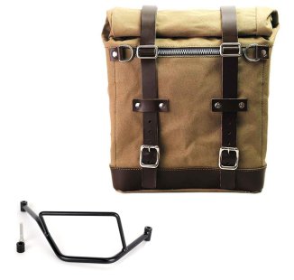 Scram Packtasche aus Segeltuch 22L-30L + BMW F450GS Rahmen rechts