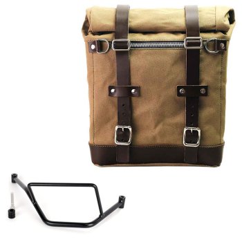 Scram Packtasche aus Segeltuch 22L-30L + BMW F450GS Rahmen rechts