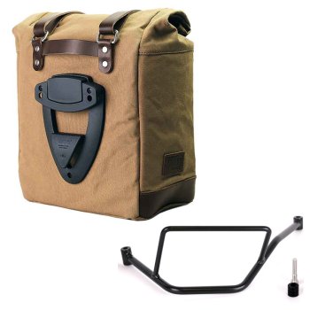Scram Packtasche aus Segeltuch 22L-30L + BMW F450GS Rahmen links