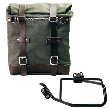 Scram Seitentasche in Canvas 22L-30L + BMW HP2 Linker Rahmen