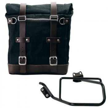 Scram Seitentasche in Canvas 22L-30L + BMW HP2 Linker Rahmen