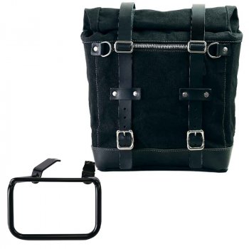 Scram Packtasche aus Segeltuch 22L-30L + BMW R12 G/S Rahmen rechts