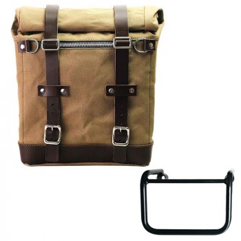 Scram Packtasche aus Segeltuch 22L-30L + BMW R12 Fahrgestell links