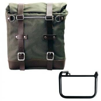 Scram Packtasche aus Segeltuch 22L-30L + BMW R12 Fahrgestell links