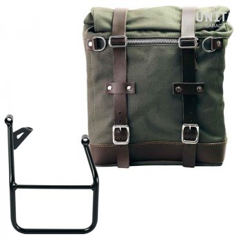 Scram Packtasche aus Segeltuch 22L-30L + BMW R1300GS Rahmen rechts