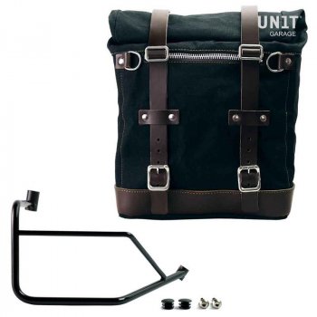Scram Seitentasche in Canvas 22L-30L + Ducati DesertX rechter Rahmen