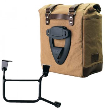 Scram Packtasche aus Segeltuch 22L-30L + Honda CRF1100L Africa Twin & Adventure Sports (ab 2024) Rahmen Rechts