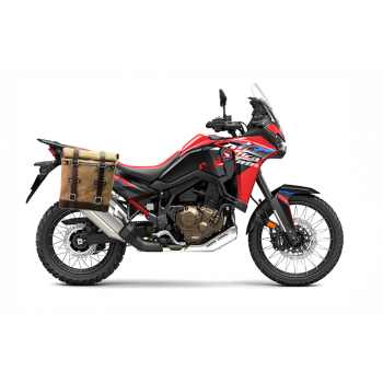 Scram Packtasche aus Segeltuch 22L-30L + Honda CRF1100L Africa Twin & Adventure Sports (ab 2024) Rahmen Rechts