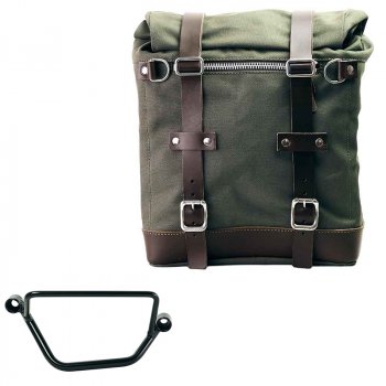 Scram Packtasche aus Segeltuch 22L-30L + Honda GB350S Rahmen Rechts