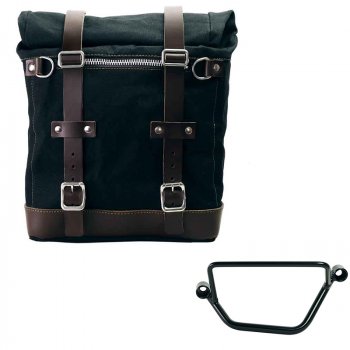 Scram Packtasche aus Segeltuch 22L-30L + Honda GB350S Rahmen Links