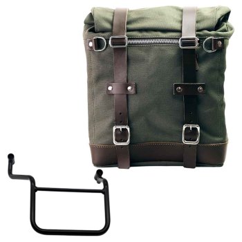 Scram Packtasche aus Segeltuch 22L-30L + Honda Transalp 750 (ab 2023) Rechter Rahmen