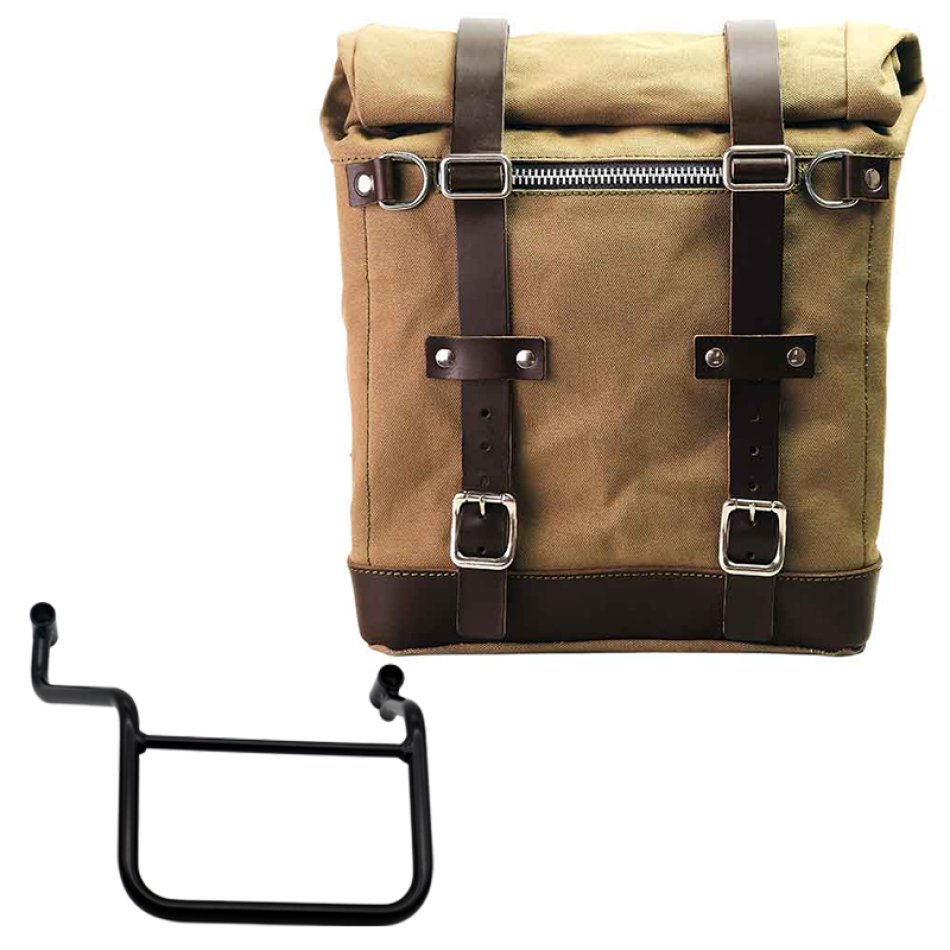 Scram Packtasche aus Segeltuch 22L-30L + Honda Transalp 750 (ab 2023) Rechter Rahmen